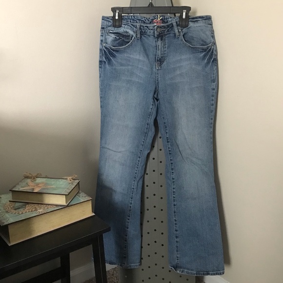 C K Premium Jeans Boot Cut Size 12 - Picture 1 of 5